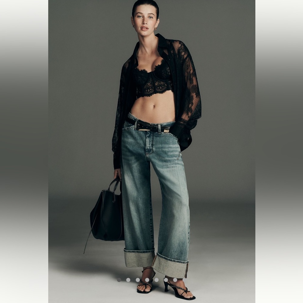 NWOT Anthropologie Pilcro Kayden barrel carpenter jeans 26